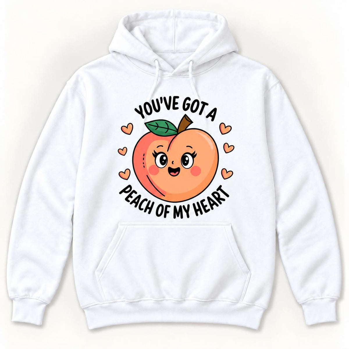 You’ve Got a Peach of My Heart — garment mockup or size chart