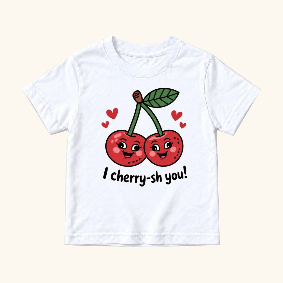 I Cherry-ish You — garment mockup or size chart