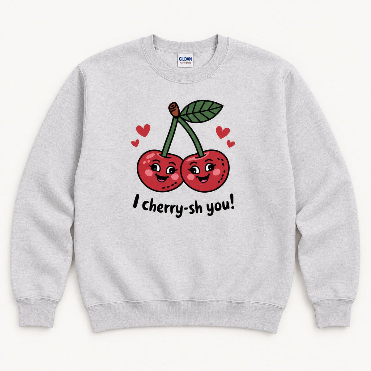 I Cherry-ish You — garment mockup or size chart
