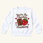 You’re the Chocolate to My Strawberry — garment mockup or size chart