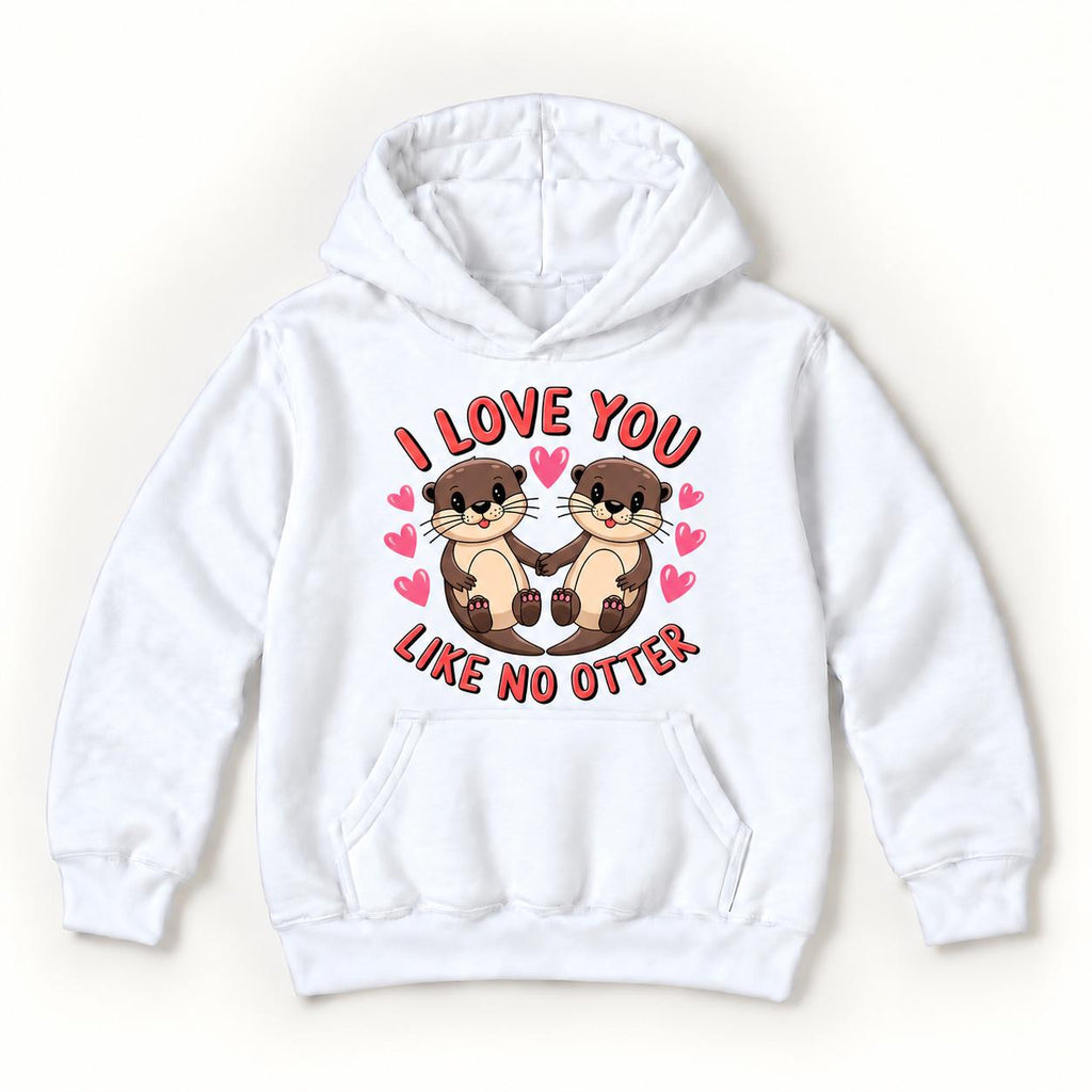 I Love You Like No Otter — garment mockup or size chart