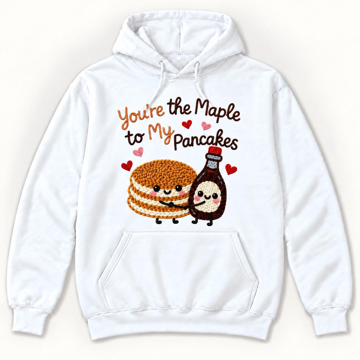You’re the Maple to My Pancakes — garment mockup or size chart