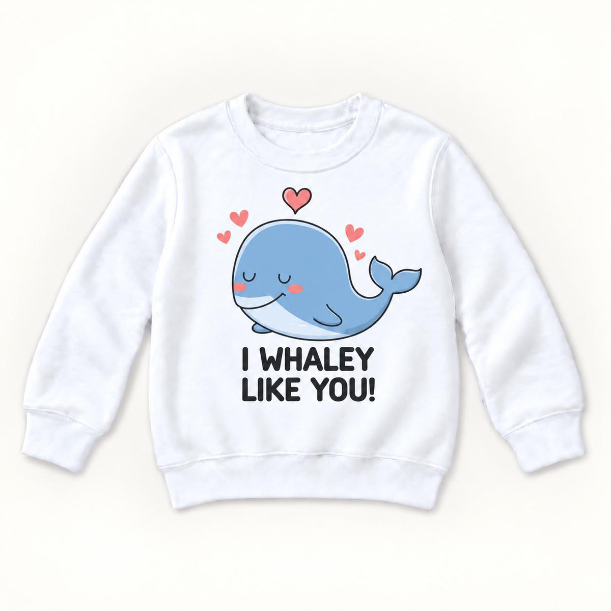 I Whaley Like You — garment mockup or size chart