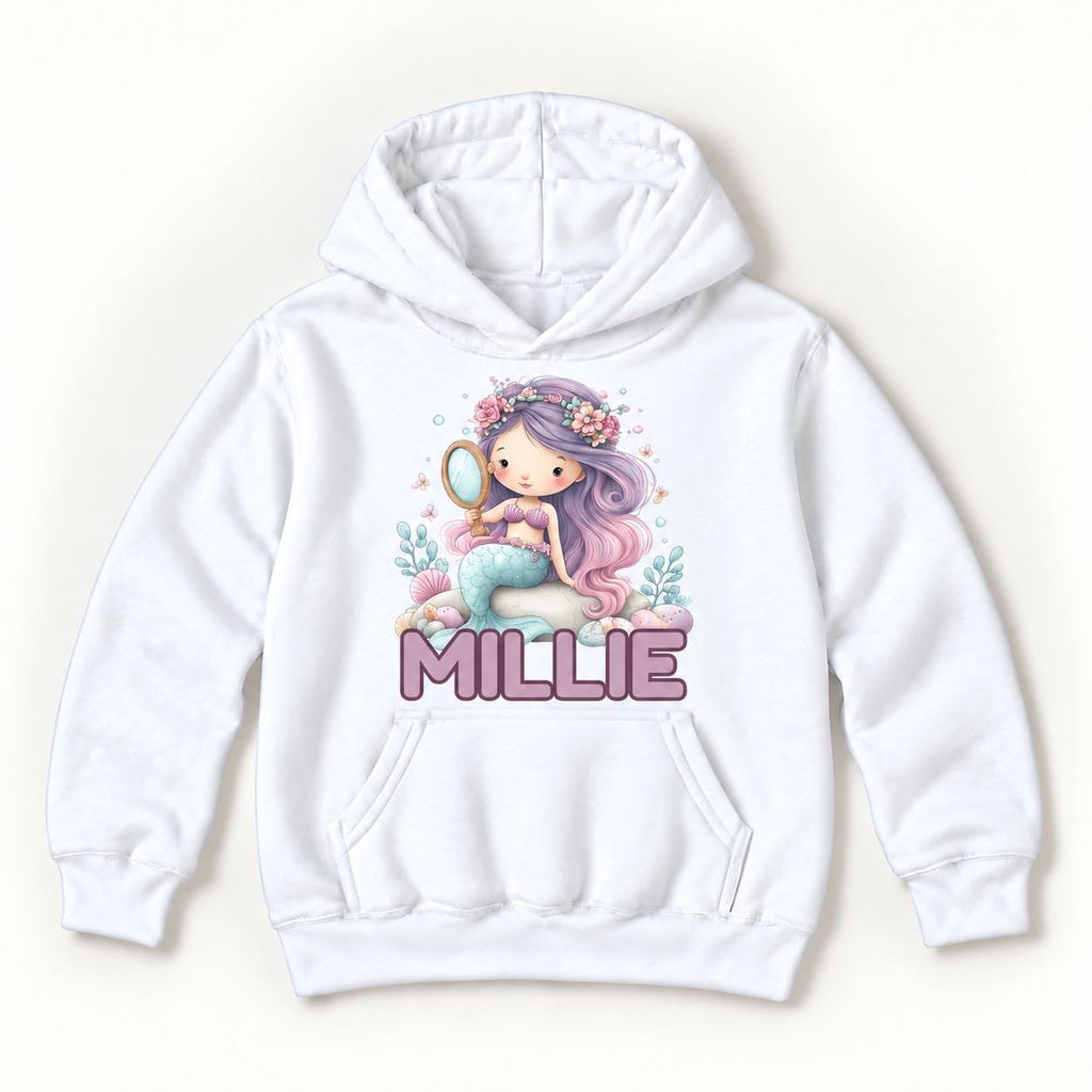 Personalized Mermaid — garment mockup or size chart