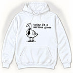 Today I'm a Serious Goose — garment mockup or size chart