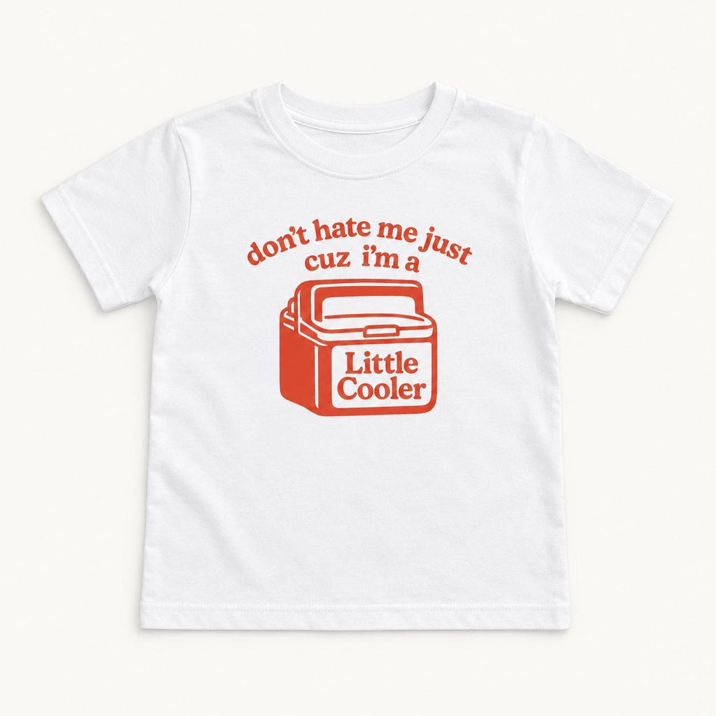 Little Cooler — garment mockup or size chart