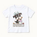 Personalized Schnauzer — garment mockup or size chart