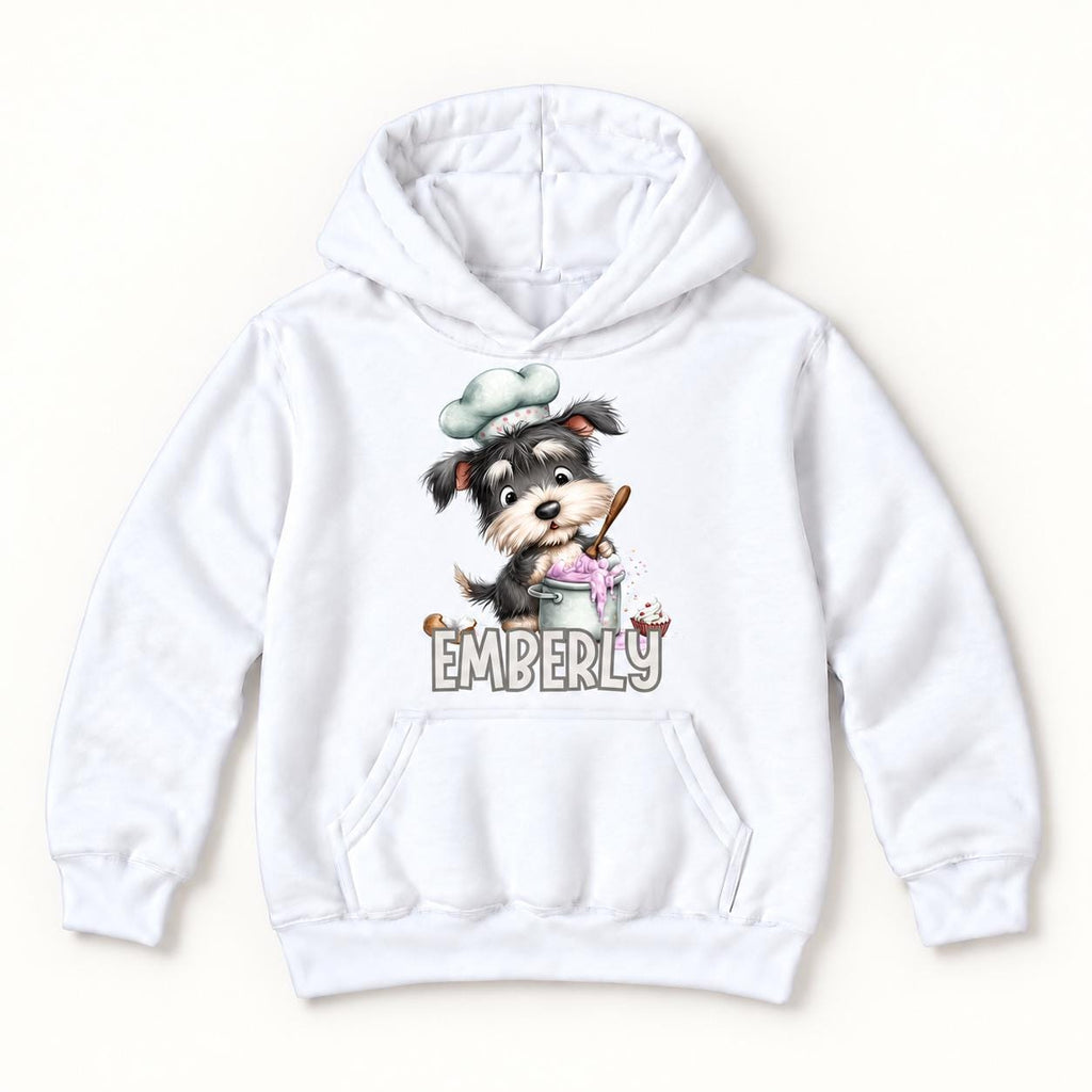 Personalized Schnauzer — garment mockup or size chart