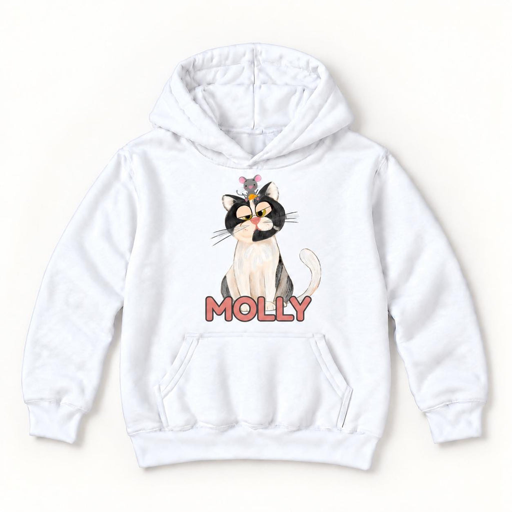 Personalized Cat and Mouse — garment mockup or size chart