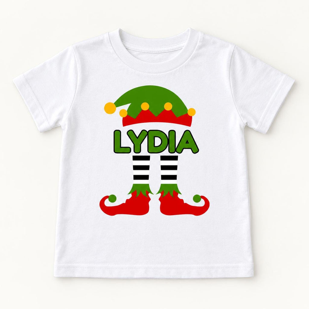 Personalized Elf Name — garment mockup or size chart