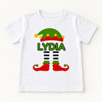 Personalized Elf Name — garment mockup or size chart