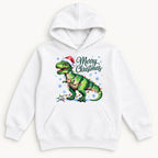 Merry Christmas Dinosaur — garment mockup or size chart