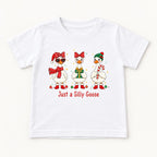 Just a Silly Goose Christmas — garment mockup or size chart