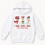 Just a Silly Goose Christmas — garment mockup or size chart