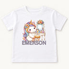Personalized Unicorn Vanity — garment mockup or size chart