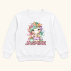 Personalized Shopping Unicorn — garment mockup or size chart