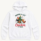 Making a List Chicken It Twice — garment mockup or size chart