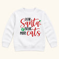 Dear Santa Bring More Cats — garment mockup or size chart