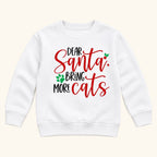 Dear Santa Bring More Cats — garment mockup or size chart