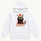 Personalized Santa Reindeer Cat — garment mockup or size chart