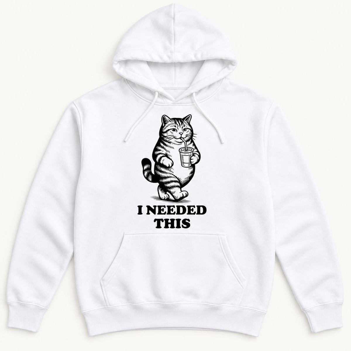 I Needed This Cat — garment mockup or size chart
