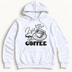 Life Begins After Coffee — garment mockup or size chart