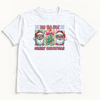 Ho Ho Ho Merry Christmas — garment mockup or size chart