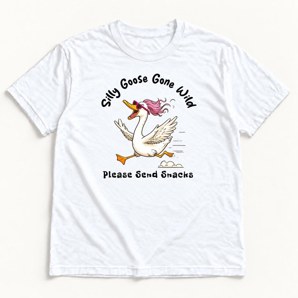 Silly Goose Gone Wild — garment mockup or size chart