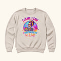 I Came I Saw I Had Anxiety So I Left — garment mockup or size chart