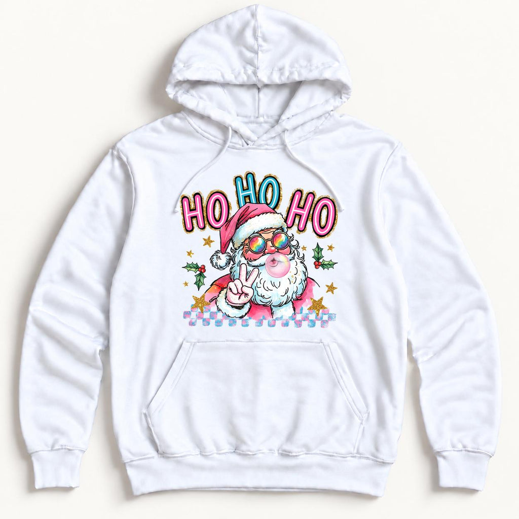 Bubble Gum Santa — garment mockup or size chart