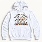 Chillin' With My Snowmies — garment mockup or size chart