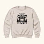 Christmas Movie Junkie — garment mockup or size chart