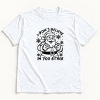 I Don't Believe In You Either Santa — garment mockup or size chart