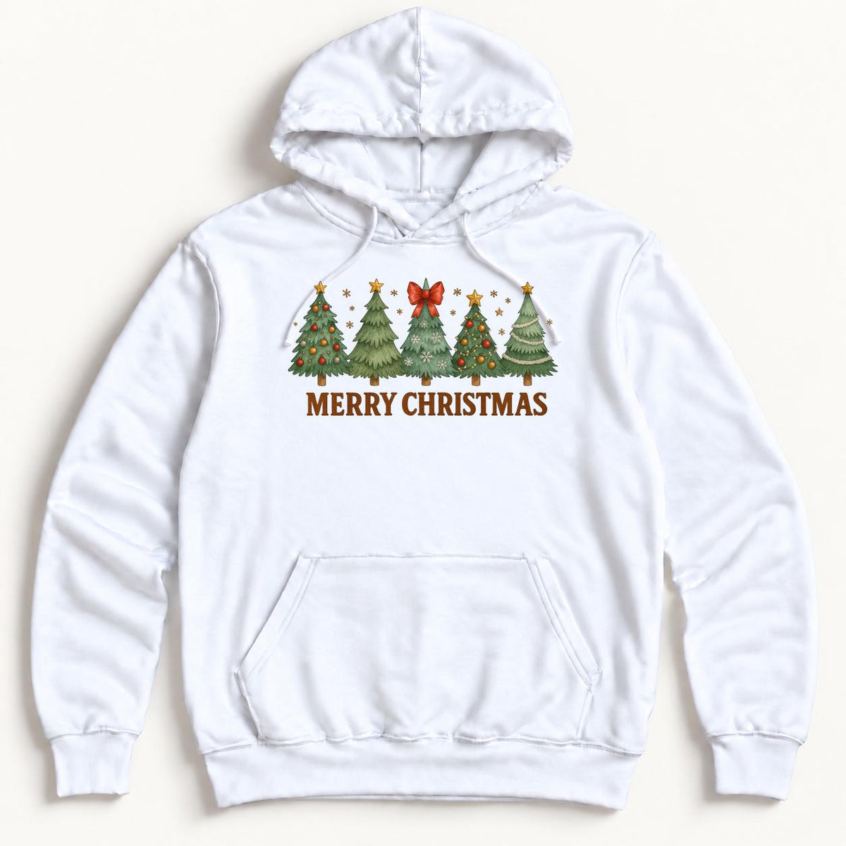 Merry Christmas Tree — garment mockup or size chart