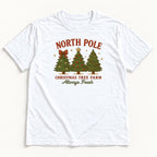 North Pole Christmas Tree Farm — garment mockup or size chart
