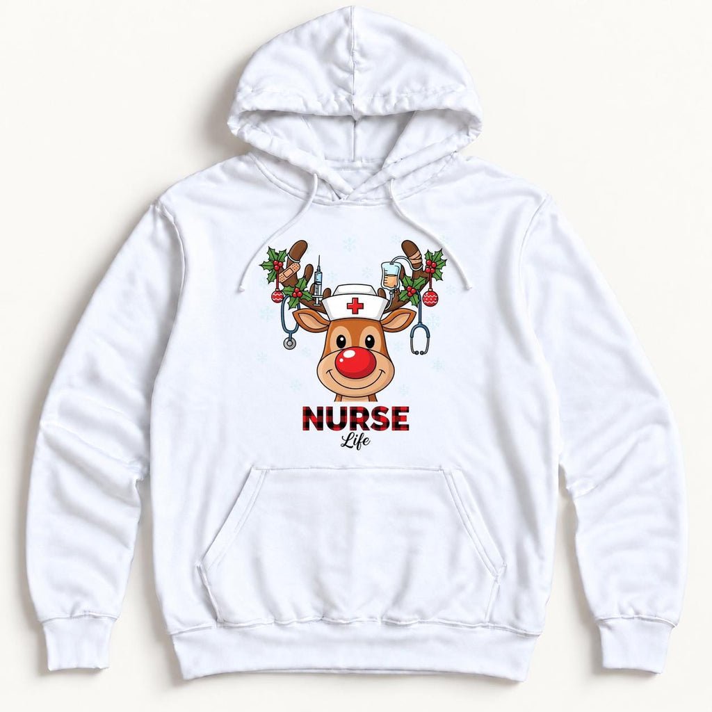Nurse Life Christmas — garment mockup or size chart
