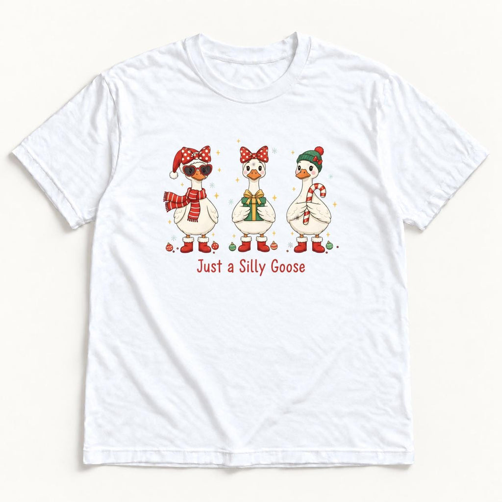 Just a Silly Goose — garment mockup or size chart