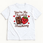 You’re the Chocolate to My Strawberry — garment mockup or size chart