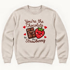 You’re the Chocolate to My Strawberry — garment mockup or size chart