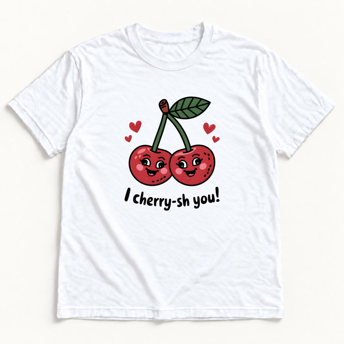 I Cherry-ish You — garment mockup or size chart