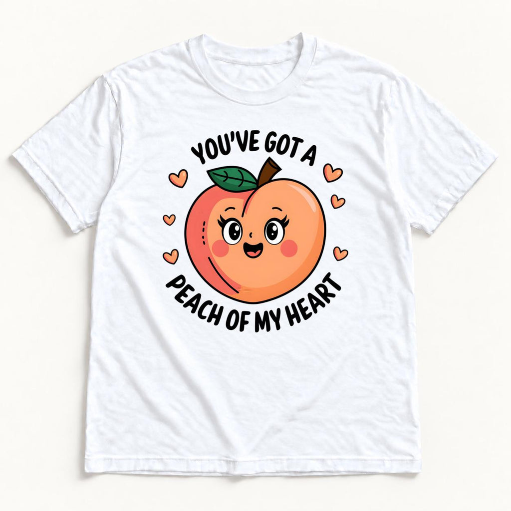 You’ve Got a Peach of My Heart — garment mockup or size chart