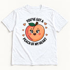 You’ve Got a Peach of My Heart — garment mockup or size chart