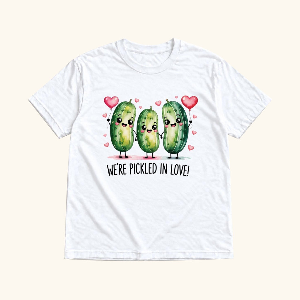 We’re Pickled in Love — garment mockup or size chart