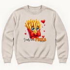 I Only Have Fries for You — garment mockup or size chart