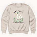 Talk to My Butt Goose — garment mockup or size chart