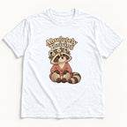 Absolutely Thriving Raccoon — garment mockup or size chart