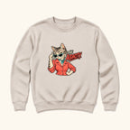 The Audacity Cat — garment mockup or size chart