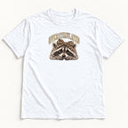 Overstimulated Raccoon — garment mockup or size chart