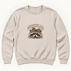 Overstimulated Raccoon — garment mockup or size chart