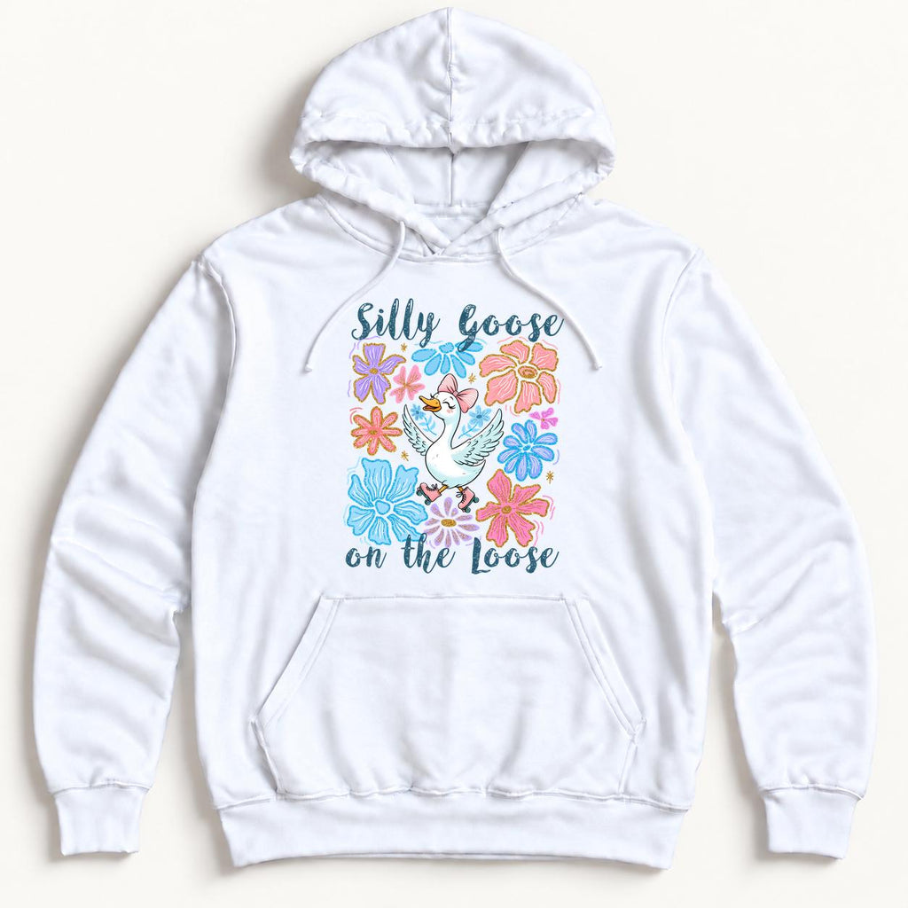Silly Goose on the Loose — garment mockup or size chart